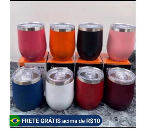Copo cuia termica 350mls para cerveja bebidas quentes e frias maquina caneca personalizada