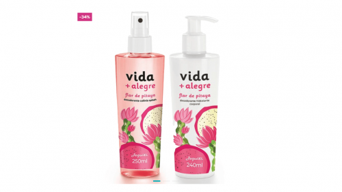 Kit Completo Vida + Alegre Flor de Pitaya Jequiti