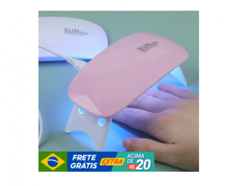Cabine Forninho Sun Mini Estufa 6w Led Uv Portátil Oferta