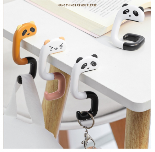 Porta Bolsa Dobrável Com Gancho De Mesa Portátil Móvel