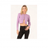 Blusa infantil manga curta animal print estampada lol pink