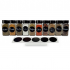 KIT POTE HERMÉTICO DE VIDRO COM TAMPA DE BAMBU PORTA MANTIMENTOS YOI