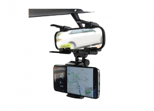 Suporte Para Celular Universal Espelho Retrovisor Carro 360