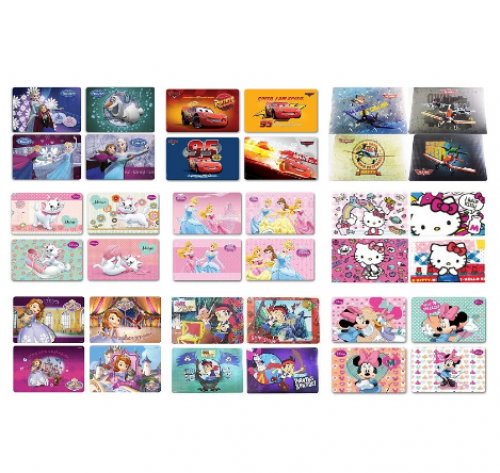 Kit 4 Peças Jogo Americano Infantil Disney