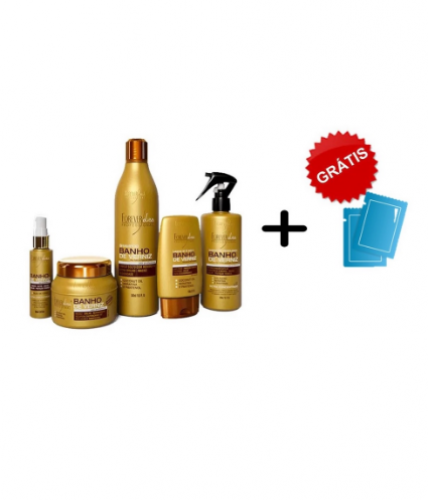 Forever Liss Kit Completo Banho De Verniz Com Máscara 250g + Sachê