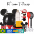 Jogo de Panelas 5 Peças Disney Mickey Vermelho Brinox