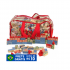 Brinquedo Blocos De Montar Kit 120 Peças de Encaixar Brinquedo Educativo Infantil com Rodinhas Bloc Slim LucToys