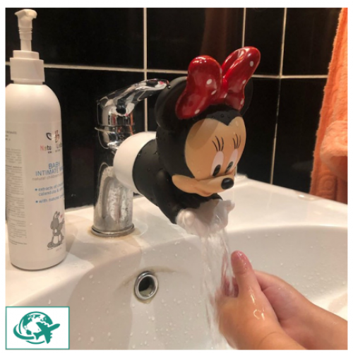 Disney Extensor De Torneira Da Água Dos Miúdos De silicone Ferramenta De Extensão Ajuda Crianças Mão Lavar