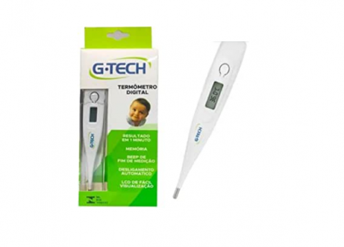 Termômetro Digital Gtech Clínico Branco, G-Tech