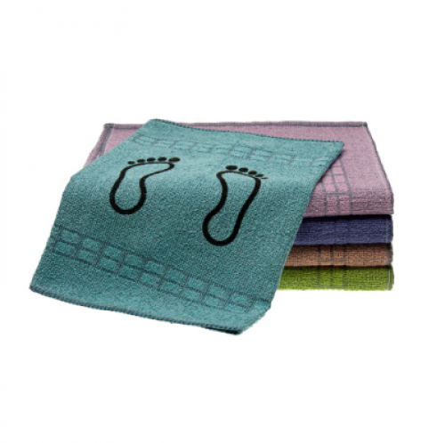 Jogo c/ 5 Toalha de Piso Tapete Pezinho para Banheiro 40 x 60 cm 100% Algodão Laune Haus