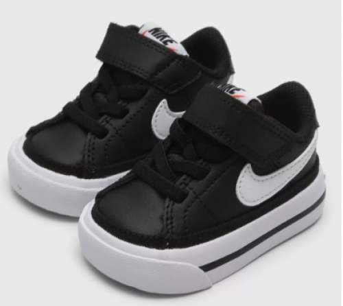 Tênis Nike Infantil Court Legacy Preto