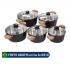 Kit 3 Formas Para Bolo Torta Fundo Removível Antiaderente