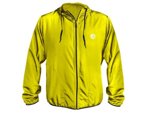 Jaqueta Corta Vento Ciclismo Masculino Amarelo Light Wss Mountain Bike