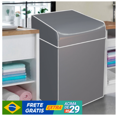 Capa Maquina Lavar Eletrolux Consul Brastemp 8kg 10kg 11kg 12kg 15kg