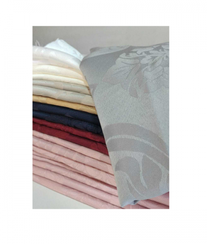 Toalha De Mesa Luxo 6 Lugares Jacquard Original Tecido Grosso