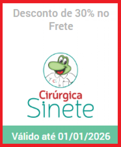 Cirúrgica Sinete – desconto de 30% no frete