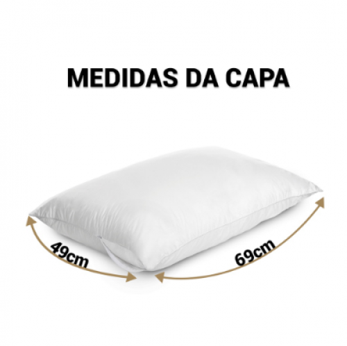 Kit 4 Capas Protetor Travesseiro Bege c/ Ziper Antiácaro Proteção Completa