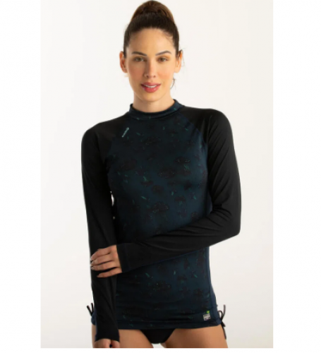 CAMISETA DE MANGA LONGA FEMININA COM PROTEÇÃO SOLAR FPU 50+ 500