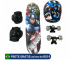 Patins Roller inLine Varias Cores Tamanho Ajustável 28 – 32 / 33-36 / 37-40 + Led + KIT PROTEÇÃO
