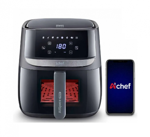 Fritadeira Elétrica Airfryer Vision Max Ichef Polishop 5,7L