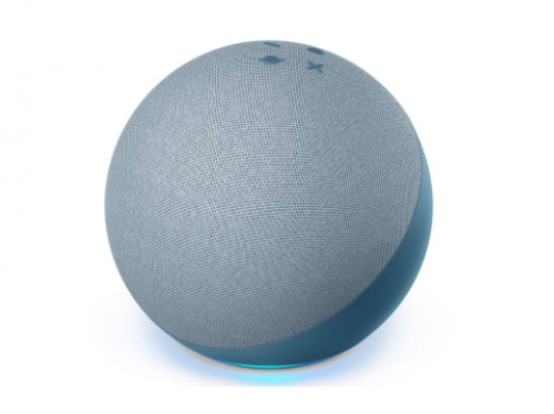 Echo Amazon Smart Speaker Alexa 4ª Geração com som Premium Hub em Português Azul