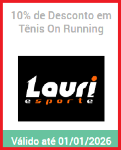 Lauri Esporte – 10% de Desconto em Tênis On Running