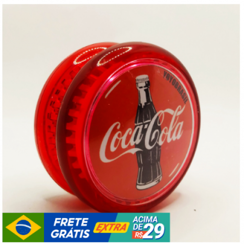 Yoyo (ioio,yo-yo) Profissional de Rolamento Coca-Cola Pepsi Fanta YOYOBRASIL + 3 cordas de Brinde Retrô com tecnologia atual