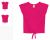 Blusa Infantil Menina Com Proteção Antiviral – Rosa
