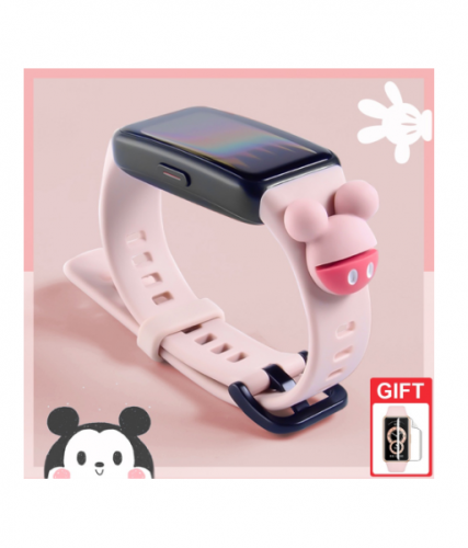 Pulseira De Silicone Para Huawei Band 6 Banda Inteligente Pulseira Bonito Dos Desenhos Animados Pulseira De Substituição Para Honor band 6