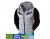 Blusa Moletom de Frio Casaco Liso Cinza E Preto Jaqueta Com Ziper E Bolsos Inverno