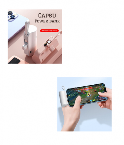 Mini carregador portatil power bank para celular IPNHONE Samsung Xiaomi