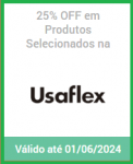 Usaflex – 25% OFF em produtos selecionados.
