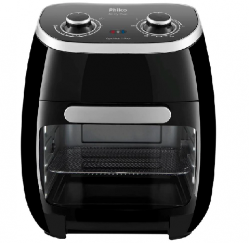 Fritadeira Elétrica Philco Air Fry Oven Sem Óleo PFR2000P 11L – Preto/Inox