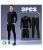 Conjunto Esportivo 3 Peças Nxkx Masculino Conjunto Fitness Secagem Rápida Corrida Treino