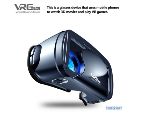 Óculos Vrg Pro 3d Óculos De Realidade Virtual De Tela Incionado Para Smartphone De 5 A 7 Polegadas