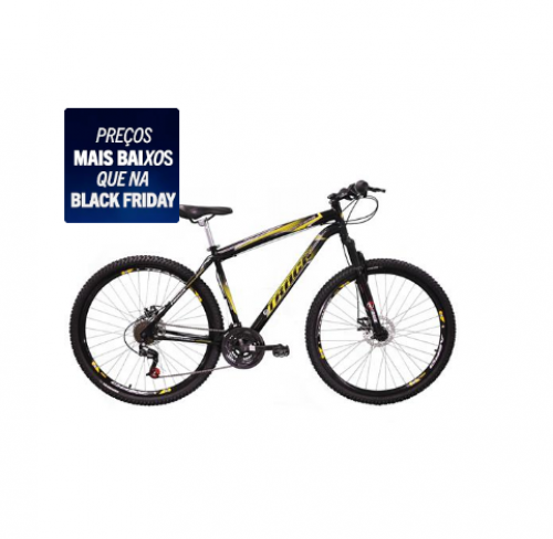 Bicicleta Aro 29 Track e Bikes TB Niner P com Suspensão Dianteira, Freio a Disco e 21 Marchas