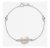 Pulseira Prata Pérola e Topázio