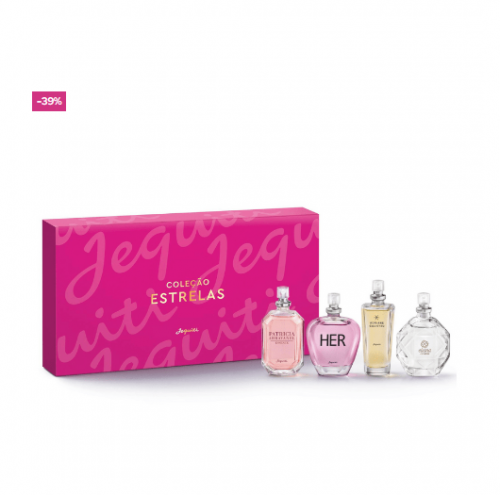 Estojo Coleção Estrelas Jequiti, 4 x 25 ml