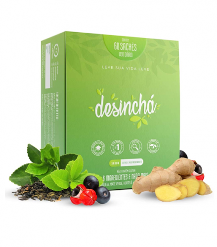 Suplemento em chá Desinchá 60 días em caixa 60 und