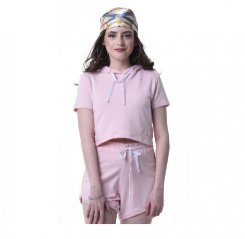 CONJUNTO MOLETINHO COM CAPUZ CÓDIGO GIRLS