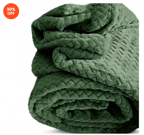 MANTA KING MICROFIBRA JACQUARD VERDE
