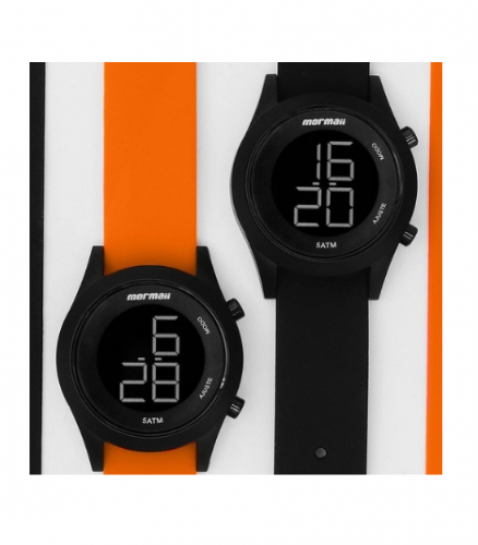 Relógio Digital Mormaii Troca Pulseiras MOMD1201AE/T8L