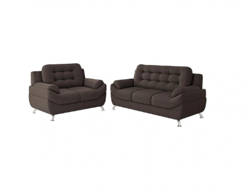 Sofá 3 e 2 Lugares Linoforte Mercury em Tecido Suede