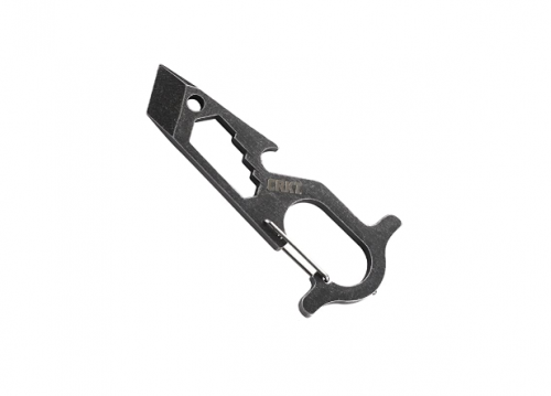 Multiferramenta CRKT Pryma de aço inoxidável: Multiferramenta de metal EDC compacta e leve com barra de alavanca, chave sextavada, abridor de garrafa, disjuntor de vidro e mosquetão 9011