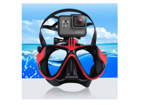 Profissional Máscara Subaquática Mergulho Câmera De Natação Óculos De Snorkel Camera Holder Para GoPro