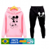 Blusa de Frio Gucci Mickey Disney Moletom Canguru / Gola Redonda
