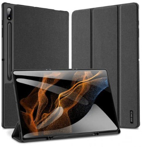 Capa Anti Impacto Dux Ducis Modelo Domo Compatível com Galaxy Tab S9 Ultra / S8 Ultra (14.6 pol) (Preto)