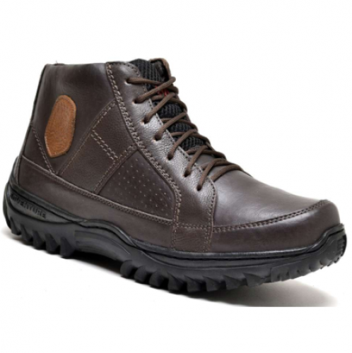 Sandro Moscoloni – Bota Adventure Masculina Sandro Moscoloni Dewey Marrom Escuro Brown