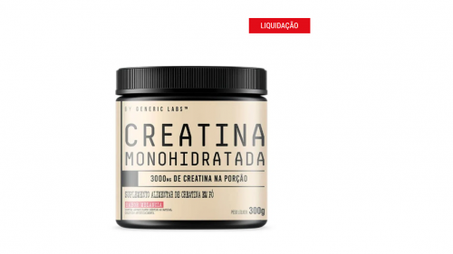 CREATINA (300G) – MELANCIA – GENERIC LABS