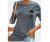 Bonito Black Camiseta com estampa de gato manga longa gola O para mulheres